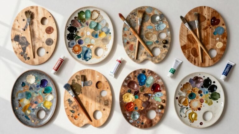 oil paint palettes artists daily use