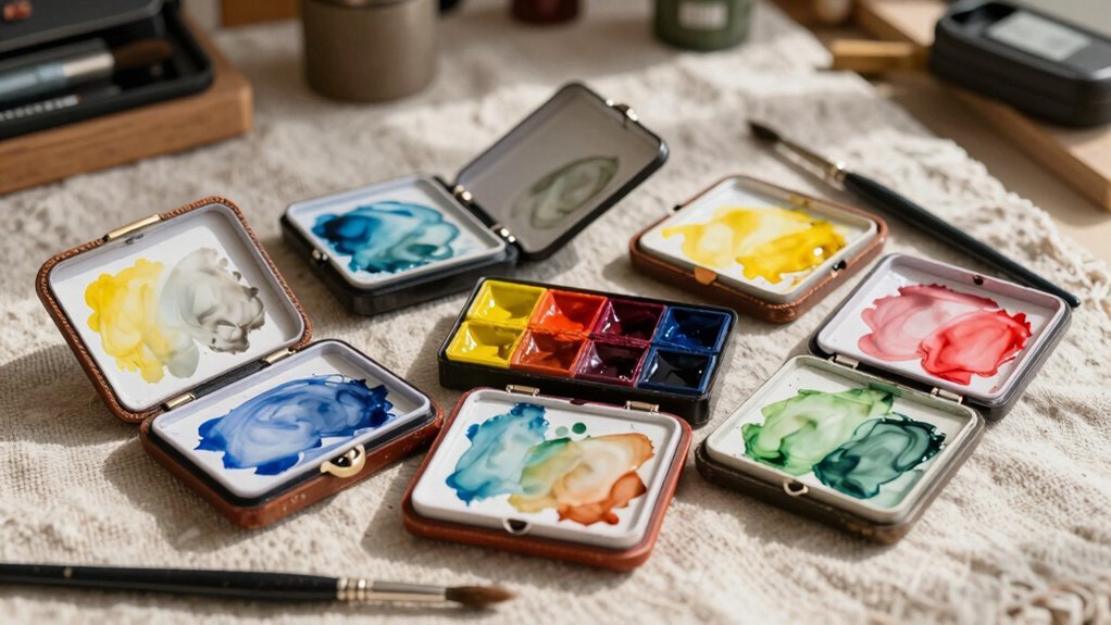 7 Best Travel Watercolor Palettes Artists Actually Pack portable watercolor palettes for artists travels
