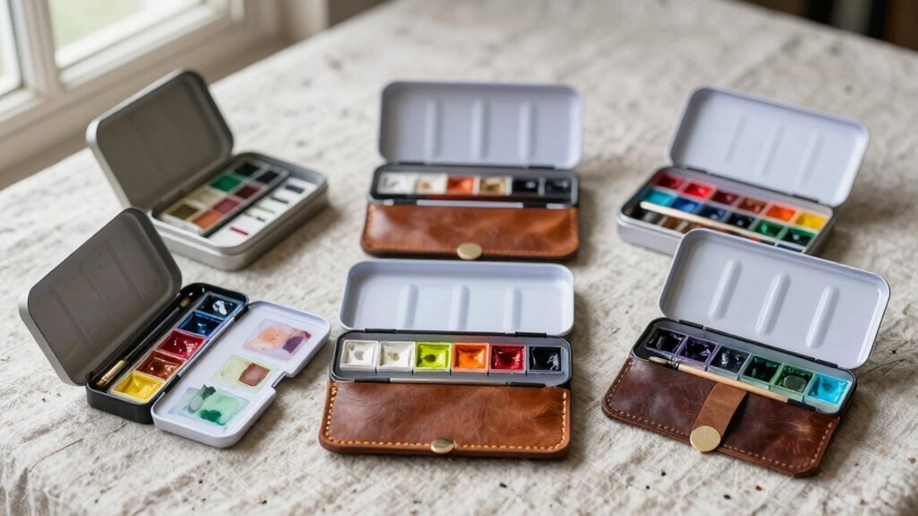 portable watercolor sets for traveling artists