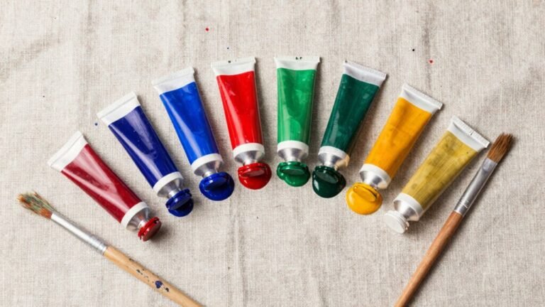 preferred acrylic gouache painting materials