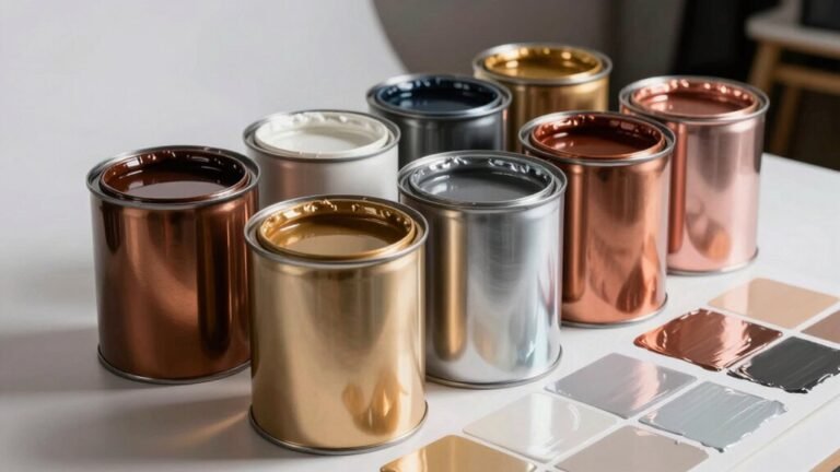 professional grade metallic oil paints