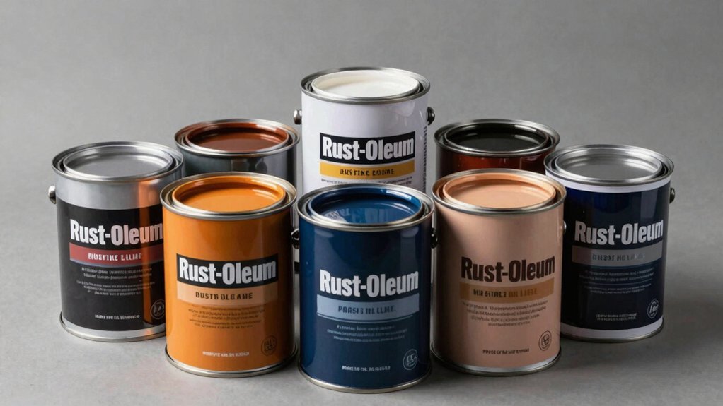 rust oleum acrylic enamel paints professionals use