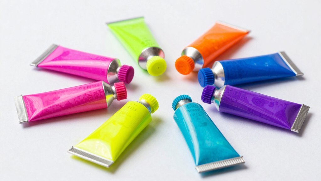 vibrant neon watercolor options