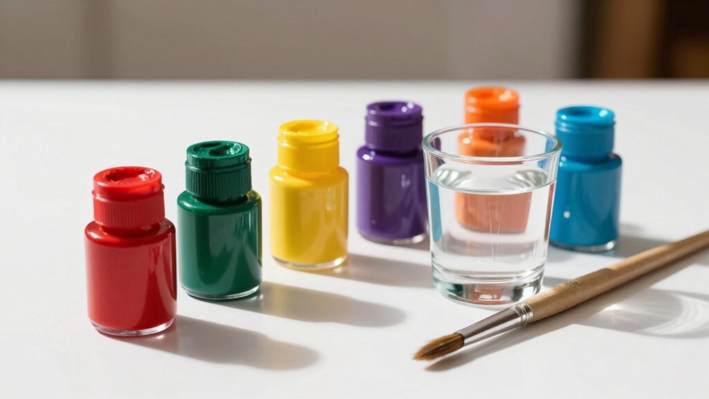 washable acrylic paints easy cleanup